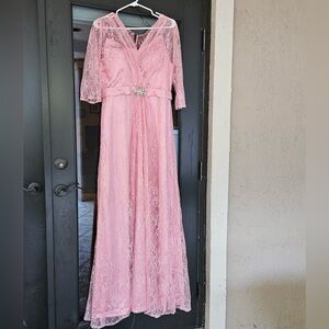 Pink Lace Gown